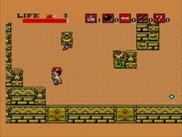 une photo d'Ã©cran de Aztec Adventure sur Sega Master System